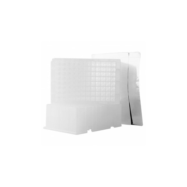 96-Well Block w/Cover Foil, 2 blocks and foils, 2PK